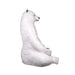 Large Polar bear statue - 7 Feet - left side view on a white background