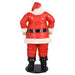 Life Size Santa - 6 Feet rear view on a white background