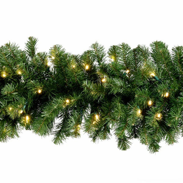 Lighted Outdoor Garland - 27 Foot High Quality