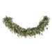 9 foot garland on white background