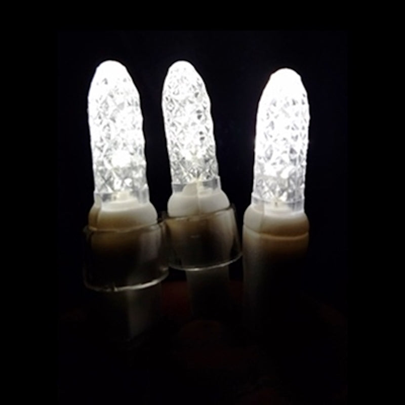 Bright light replacement bulbs for decorative snowflake lights