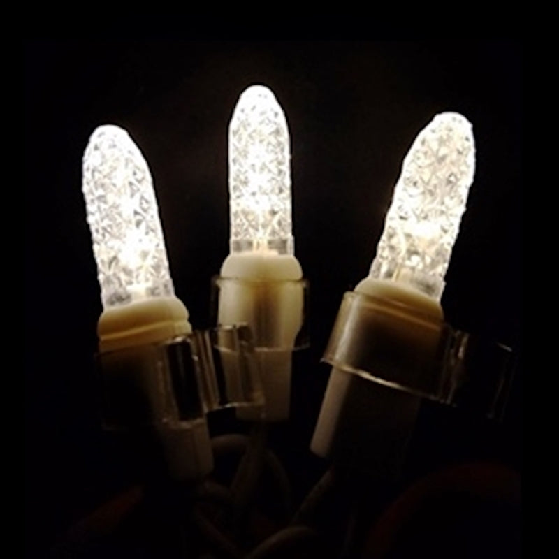 Warm light replacement bulbs for decorative snowflake lights