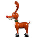 Rudolph Yard Decoration - 5 Feet right side view on a white background