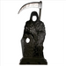 Grim Reaper Photo Op Statue - Large rear view on a white background